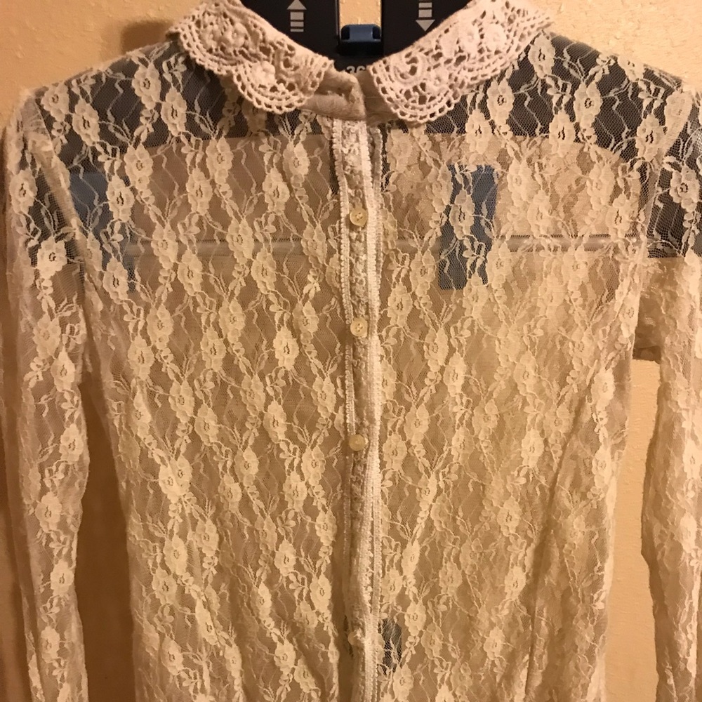 Off white Lace Blouse